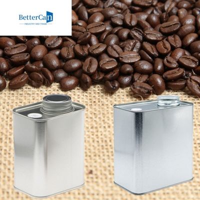 ซื้อ กระป๋องชาโลหะ 200 กรัมเปล่า 8 ออนซ์ภาชนะดีบุก 116x60x100 มม. พร้อมวาล์ว online manufacture