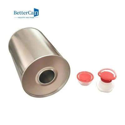 ซื้อ พิมพ์โลโก้กระป๋องโลหะทรงกลม 1 ลิตรสำหรับน้ำมันเครื่องมอเตอร์ online manufacture