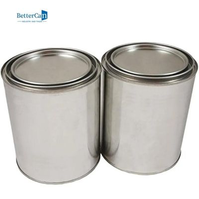 ซื้อ กระป๋องสีโลหะเปล่า 2 ไพน์พร้อมฝา ถังสีดีบุกขนาดควอร์ต online manufacture