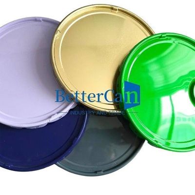 ซื้อ ถังหมึกทองคําด้วยล็อค Hoop อุปกรณ์เสริมหมึก ดอกไม้ Lug Lid 0.38mm Gauge OEM ความหนาและสี online manufacture