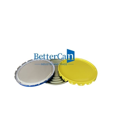 ซื้อ Flower Lug Lid Tin Pail Cover With Foam Strip UN Lid 0.38mm For Tin Can online manufacture
