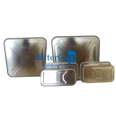 ซื้อ 0.28mm Square Tin Components 18liter Square Gold OEM Tin Accessories online manufacture