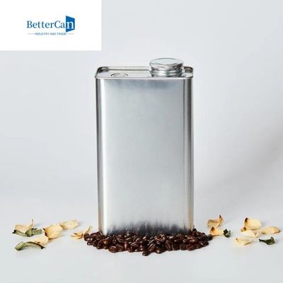 กระป๋องเมล็ดกาแฟ 450 กรัม 1 ปอนด์ ภาชนะดีบุก 16 ออนซ์พร้อมวาล์ว 1 อัน