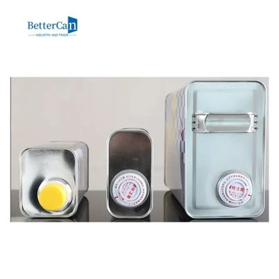 36Oz Square Tin Oil Can 1 ลิตรเปล่าน้ำมันเบรคแบบกำหนดเอง