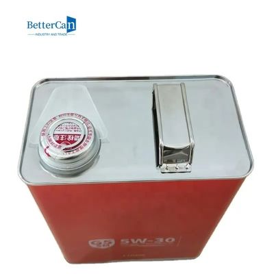 36Oz Square Tin Oil Can 1 ลิตรเปล่าน้ำมันเบรคแบบกำหนดเอง
