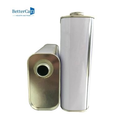 ISO9001 Custom Engine Oil Tin กระป๋องเปล่าสีเหลี่ยม 1 ลิตร