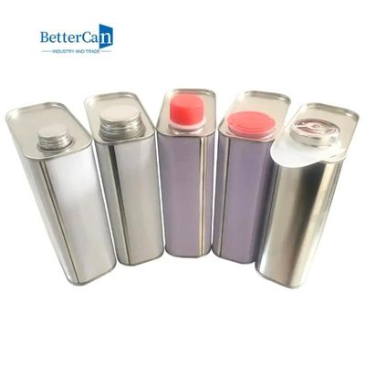 0.23mm Engine Oil Tin 36Oz 4 Liter White Tin Can Offset Printing