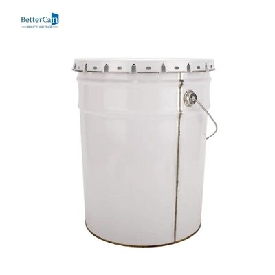 ถังน้ำมันแบบเปิดการพิมพ์แบบกำหนดเอง 16L 18L ถังสีขาว