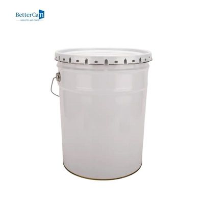 ถังน้ำมันแบบเปิดการพิมพ์แบบกำหนดเอง 16L 18L ถังสีขาว