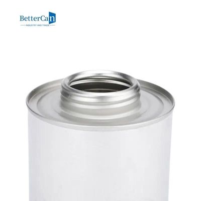 1 Pint 473ml 500g กระป๋องสีอุตสาหกรรมสำหรับกาว PVC พร้อมสกรูด้านบน / แปรงลูก