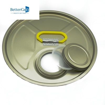 ส่วนประกอบกระป๋องกลมก้นถังเหล็กวิลาดพร้อมสารประกอบ Unling / Lining